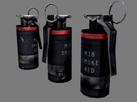 Smoke Grenade (RED) - Complete -
