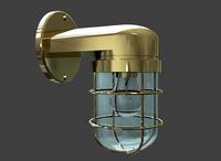 Wall mounted bulkhead lamp