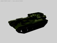 SU101 experimental Soviet artillery 3D Model