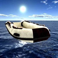 Inflatable Dinghy Brown