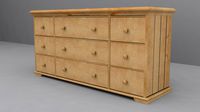 Ikea HURDAL Chest with 9 drawers light brown