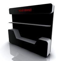 Exhibition Stand with Shelf - 07