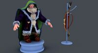 Dwarf with bow and arrows