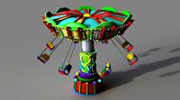 Cartoon Swing Ride