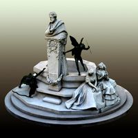Glorieta de Becquer Sculptural Group