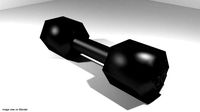Exercise Equipment Shaped Dumbell