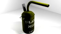 Landmine flame mine