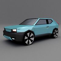 Lowpoly generic Volvo concept