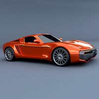 Retrostyled concept car