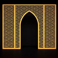 Arch with ornament with persian style
