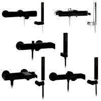 Cezares set 05 with adjustable shower head
