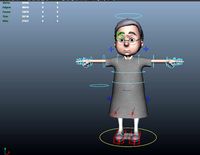 Grandmother Cartoon Character