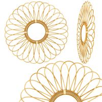 rattan mirror