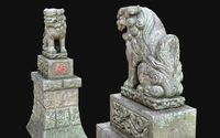 Two Komainu #5 (guardian lions)