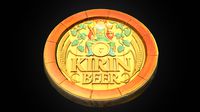 Japanese beer street sign