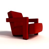 Gerrit Thomas Rietveld Utrecht Armchair