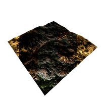 Terrain With 4 Texture Set And PSD File