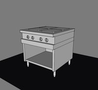 MKN - Elektroherd mit 4 Platten