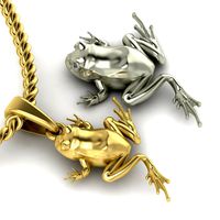 pendant frog double-sided