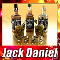 Jack Daniels Collection 3D Model