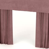 Burgundy curtains