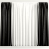Gray curtains