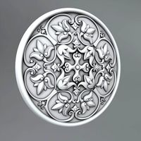 Carved rosettes 60