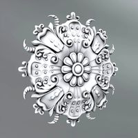 Carved rosettes 21