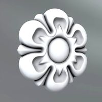 Carved rosettes 16