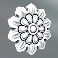 Carved rosettes 15