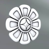 Carved rosettes 10