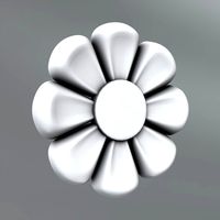 Carved rosettes 7