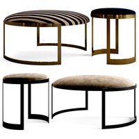Fendi Casa Anya Ottomans