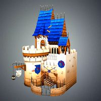Low Poly Medieval Castle