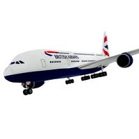 Airbus A380 Giant Airplane Low Polygon