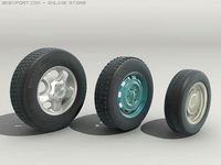 Wheels 3D Model