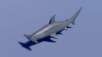 Cartoon Hammerhead Shark