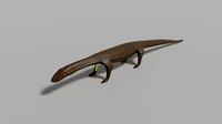Cartoon Monitor Lizard