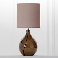 COX & COX Sanna Smoke & Blush Table Lamp