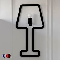 CROWDYHOUSE Colored SHAPE Space Saving Lamp 4 Colors