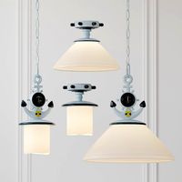 Adjustable Cylinder Flared Anchor Kids Pendant Light