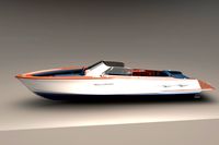 high retro speed yacht