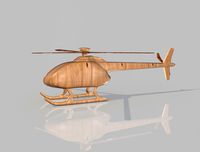 wooden helicopter