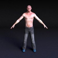 Male Model #3 - Rigged