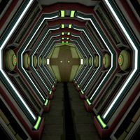 Sci fi corridor