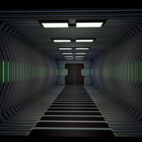 Sci fi corridor