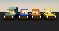 Cartoon cars