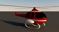 Cartoon helicopter