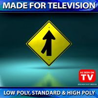 Merge Signs (Left & Right)
