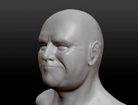 Male head base mesh